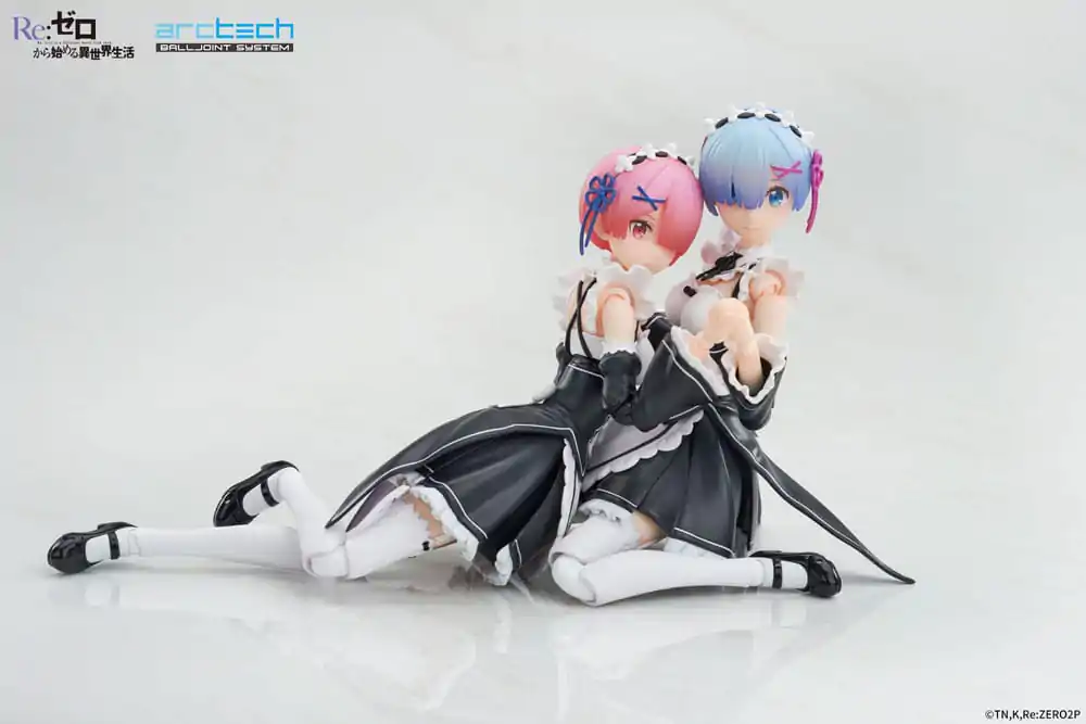 Re:Zero Starting Life in Another World Arctech Posable Series Action Figures 2-Pack 1/8 Rem & Ram 20 cm product photo