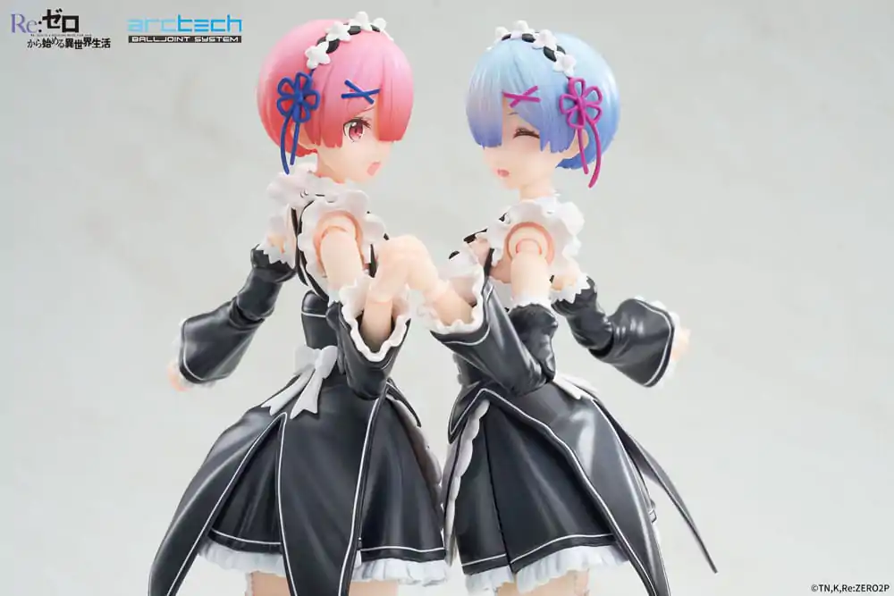 Re:Zero Starting Life in Another World Arctech Posable Series Action Figures 2-Pack 1/8 Rem & Ram 20 cm product photo
