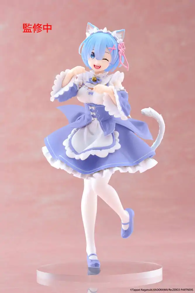 Re:Zero Starting Life in Another World Coreful PVC Statue Rem Cat Maid Ver. Renewal 18 cm product photo