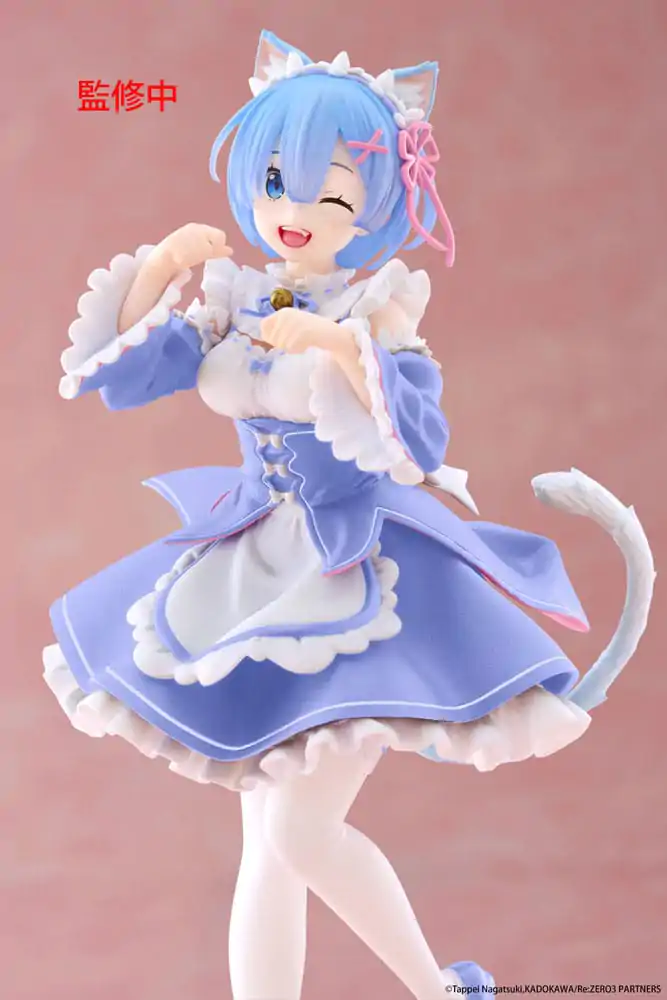 Re:Zero Starting Life in Another World Coreful PVC Statue Rem Cat Maid Ver. Renewal 18 cm product photo