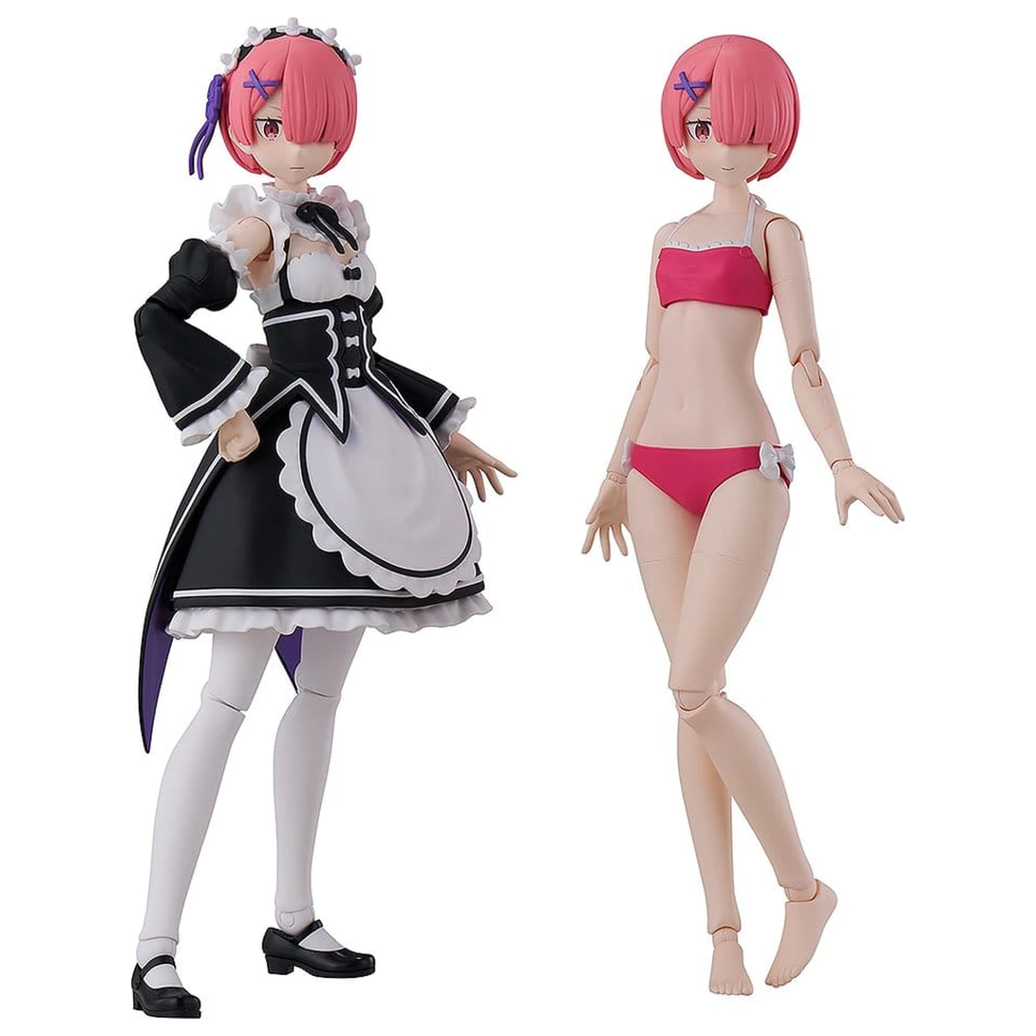 Re:ZERO -Starting Life in Another World- Kadokawa Plastic Model Series Plastic Model Kit Ram DX Ver. 16 cm product photo