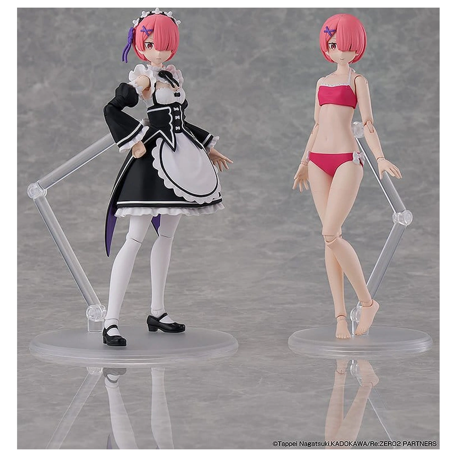 Re:ZERO -Starting Life in Another World- Kadokawa Plastic Model Series Plastic Model Kit Ram DX Ver. 16 cm product photo