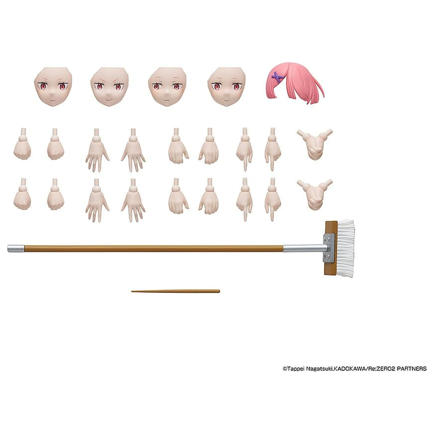Re:ZERO -Starting Life in Another World- Kadokawa Plastic Model Series Plastic Model Kit Ram DX Ver. 16 cm product photo