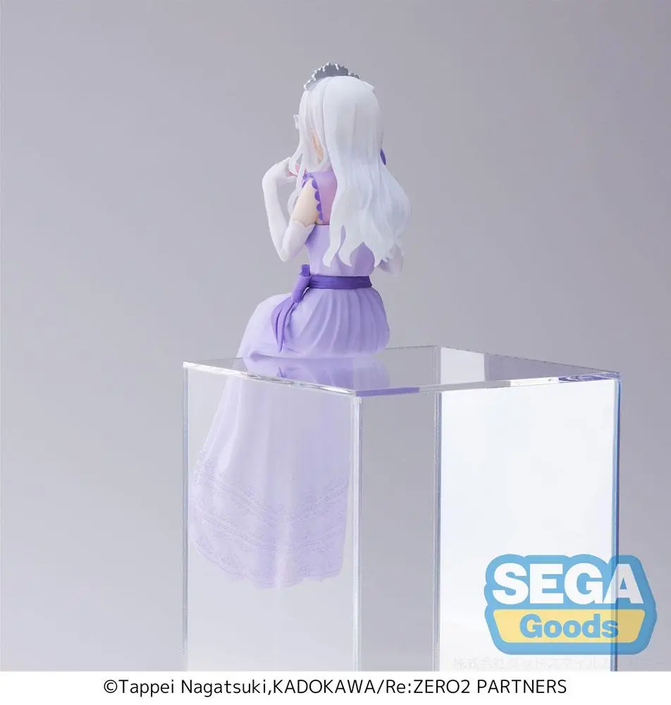 Re:Zero - Starting Life in Another World: Lost in Memories PM Perching PVC Statue Emilia (Dressed-Up Party) 14 cm product photo