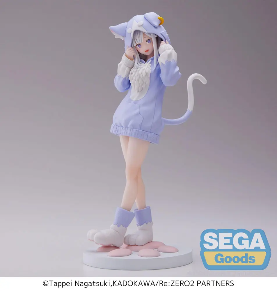 Re:Zero - Starting Life in Another World Luminasta PVC statue Emilia Mofumofu Pack 21 cm product photo