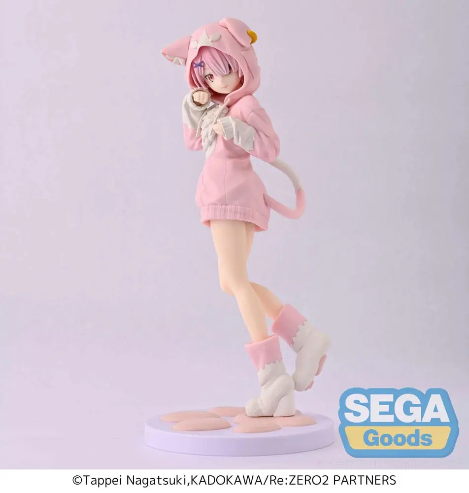 Re:Zero Starting Life in Another World Luminasta PVC Statue Ram Mofumofu Pack 21 cm product photo