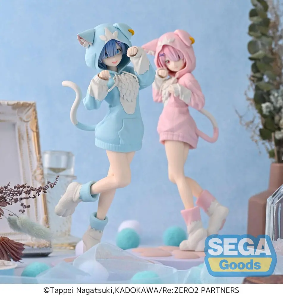 Re:Zero Starting Life in Another World Luminasta PVC Statue Rem Mofumofu Pack 21 cm product photo