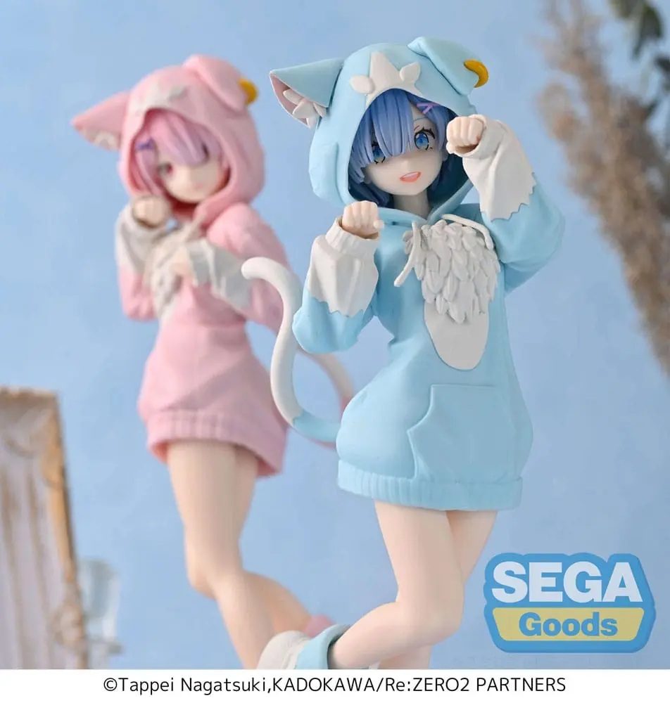 Re:Zero Starting Life in Another World Luminasta PVC Statue Rem Mofumofu Pack 21 cm product photo