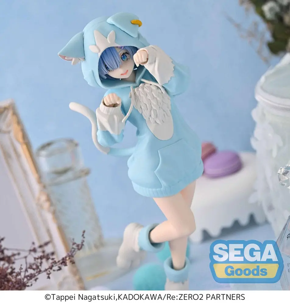 Re:Zero Starting Life in Another World Luminasta PVC Statue Rem Mofumofu Pack 21 cm product photo