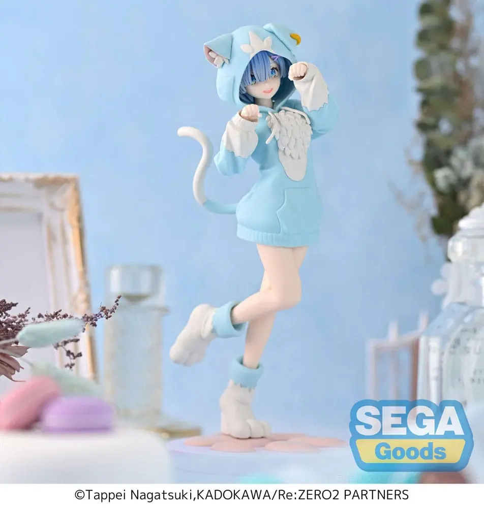 Re:Zero Starting Life in Another World Luminasta PVC Statue Rem Mofumofu Pack 21 cm product photo
