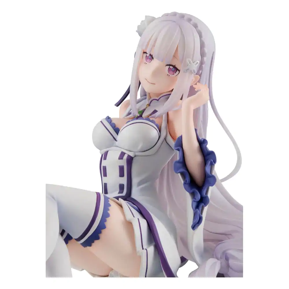 Re:ZERO Starting Life in Another World Melty Princess PVC Statue Emilia Palm Size 9 cm product photo