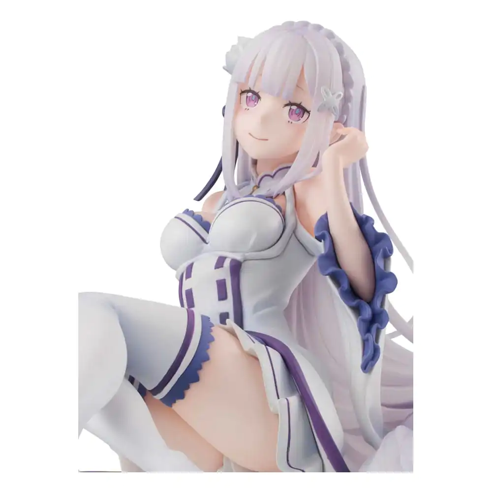Re:ZERO Starting Life in Another World Melty Princess PVC Statue Emilia Palm Size 9 cm product photo