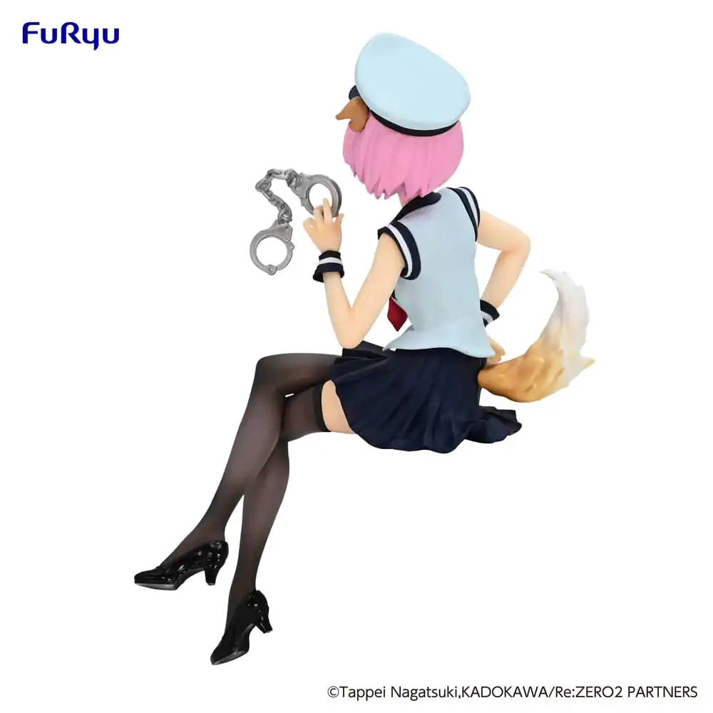 Re:Zero Starting Life in Another World Noodle Stopper PVC Statue Ram Police Officer Cap with Dog Ears 16 cm product photo