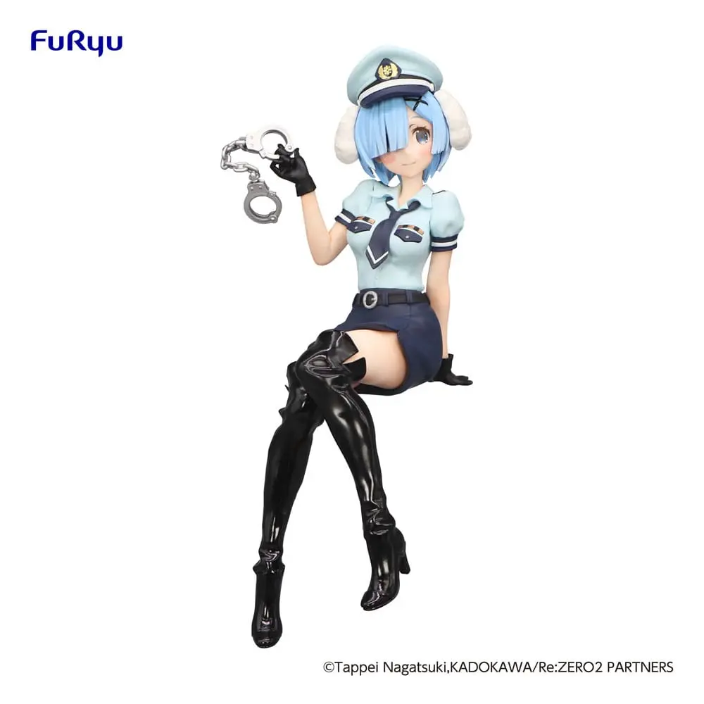 Re:Zero Starting Life in Another World Noodle Stopper  PVC Statue Rem Police Officer Cap with Dog Ears 14 cm termékfotó