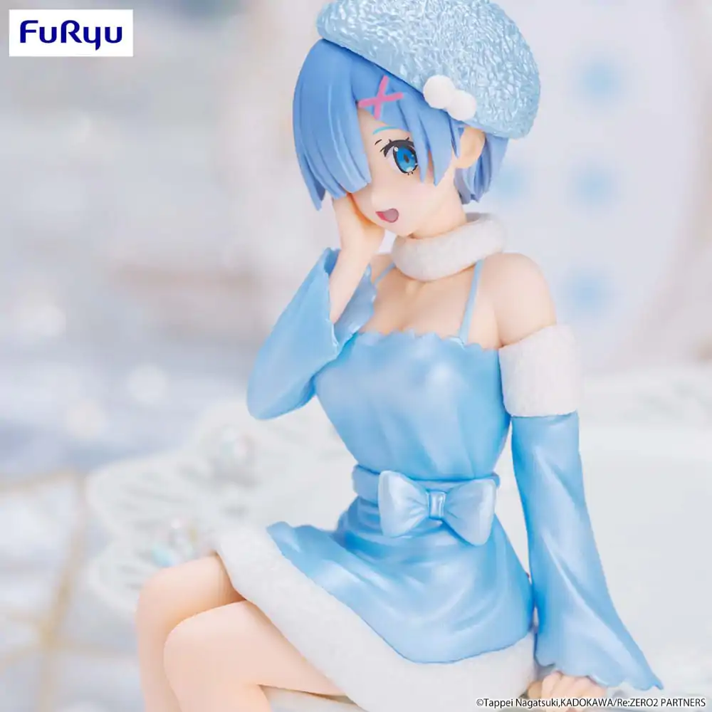 Re:Zero Starting Life in Another World Noodle Stopper PVC Statue Rem Snow Princess Pearl Color Ver. 14 cm termékfotó