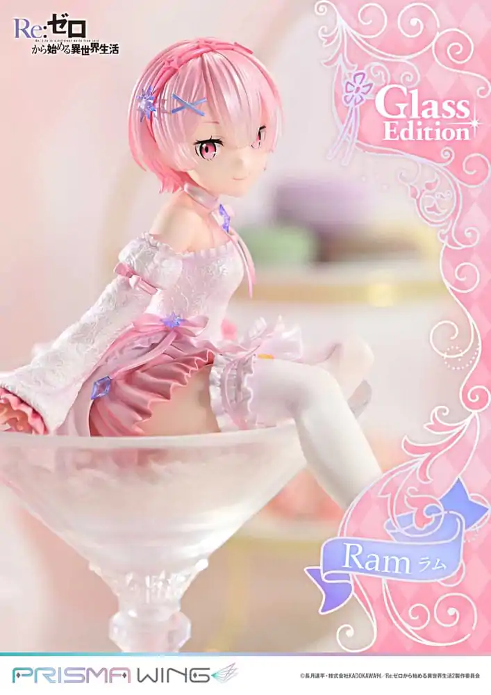 Re:ZERO Starting Life in Another World Prisma Wing PVC Statue 1/7 Ram Glass Edition 24 cm product photo