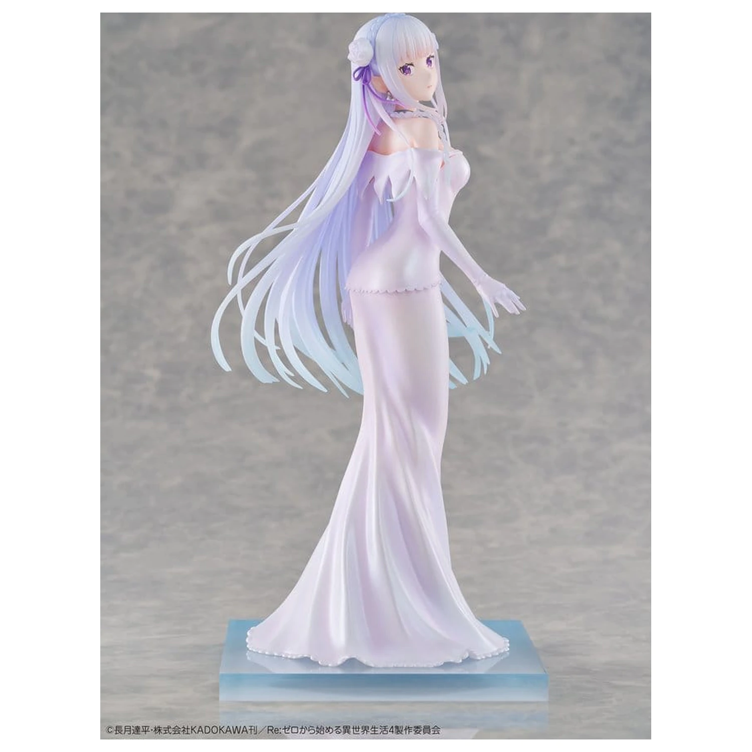 Re:ZERO -Starting Life in Another World- PVC Figure 1/7 Emilia Wedding dress Ver. 24 cm product photo
