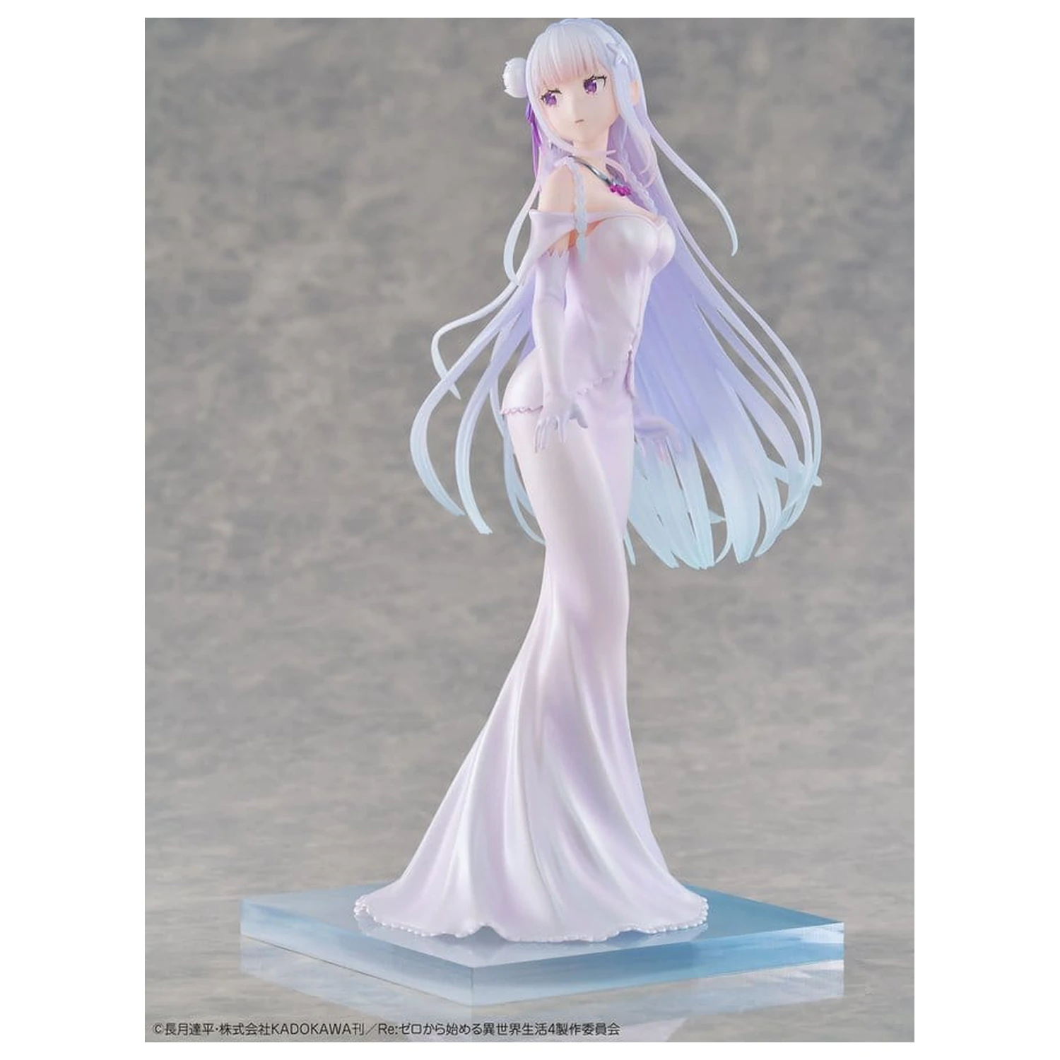 Re:ZERO -Starting Life in Another World- PVC Figure 1/7 Emilia Wedding dress Ver. 24 cm product photo