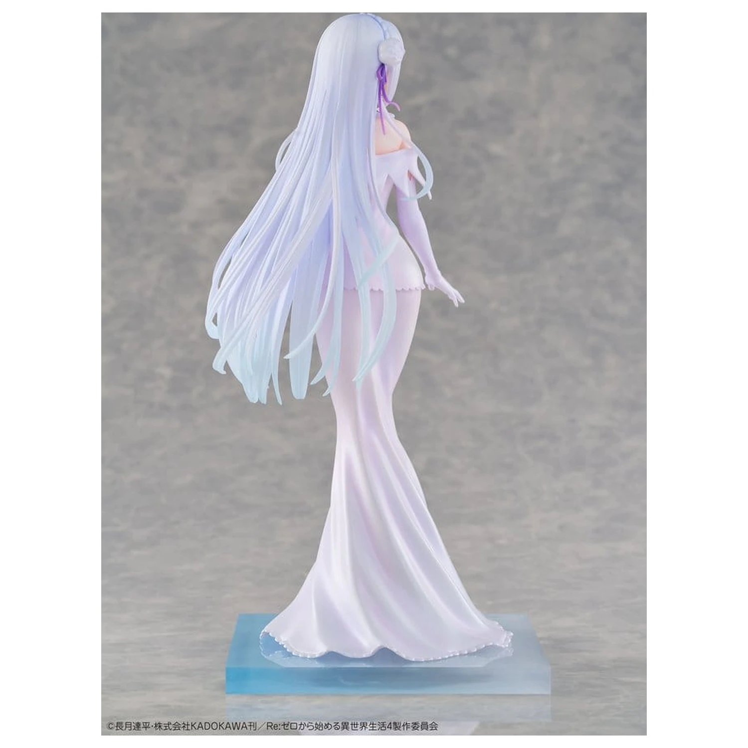 Re:ZERO -Starting Life in Another World- PVC Figure 1/7 Emilia Wedding dress Ver. 24 cm product photo
