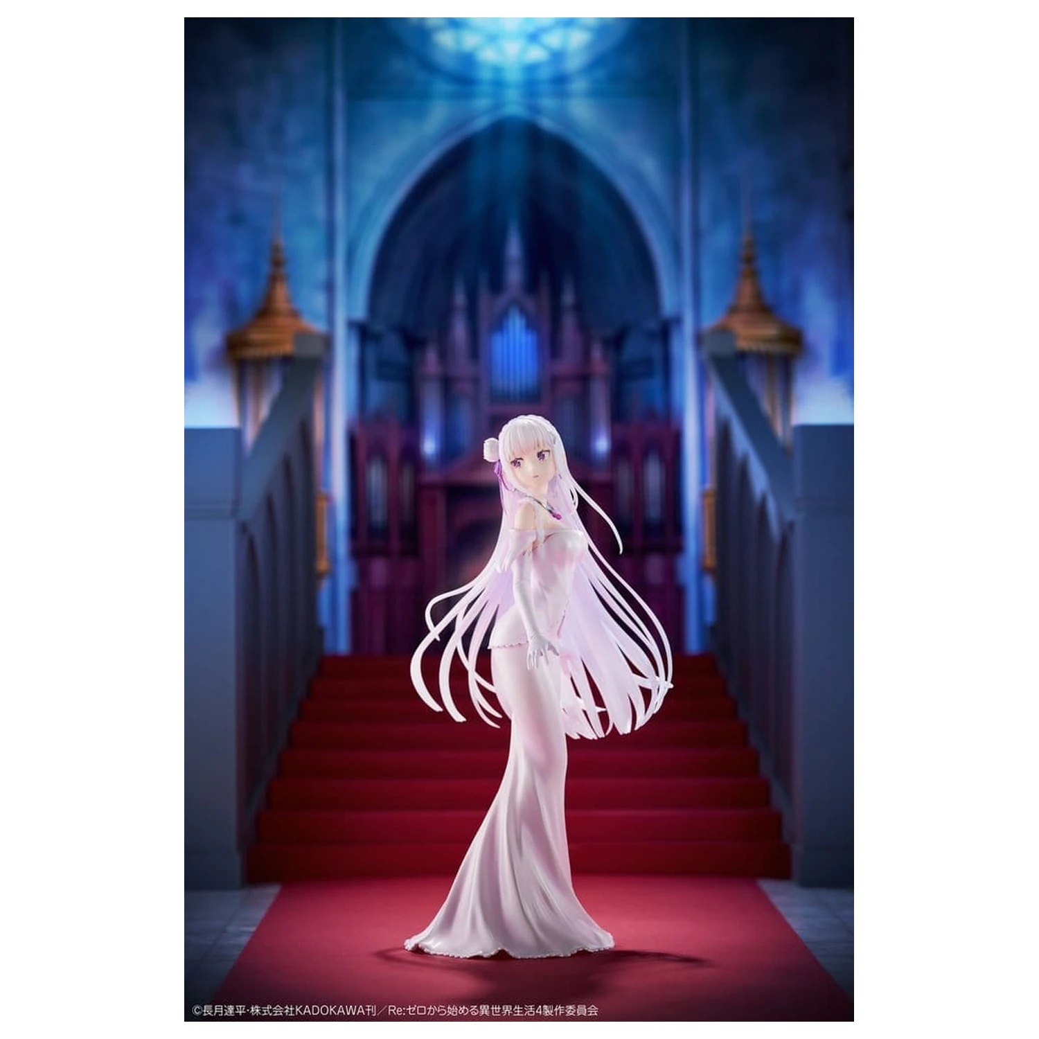 Re:ZERO -Starting Life in Another World- PVC Figure 1/7 Emilia Wedding dress Ver. 24 cm product photo