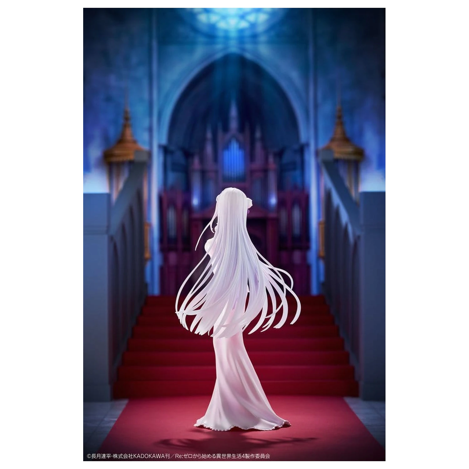 Re:ZERO -Starting Life in Another World- PVC Figure 1/7 Emilia Wedding dress Ver. 24 cm product photo
