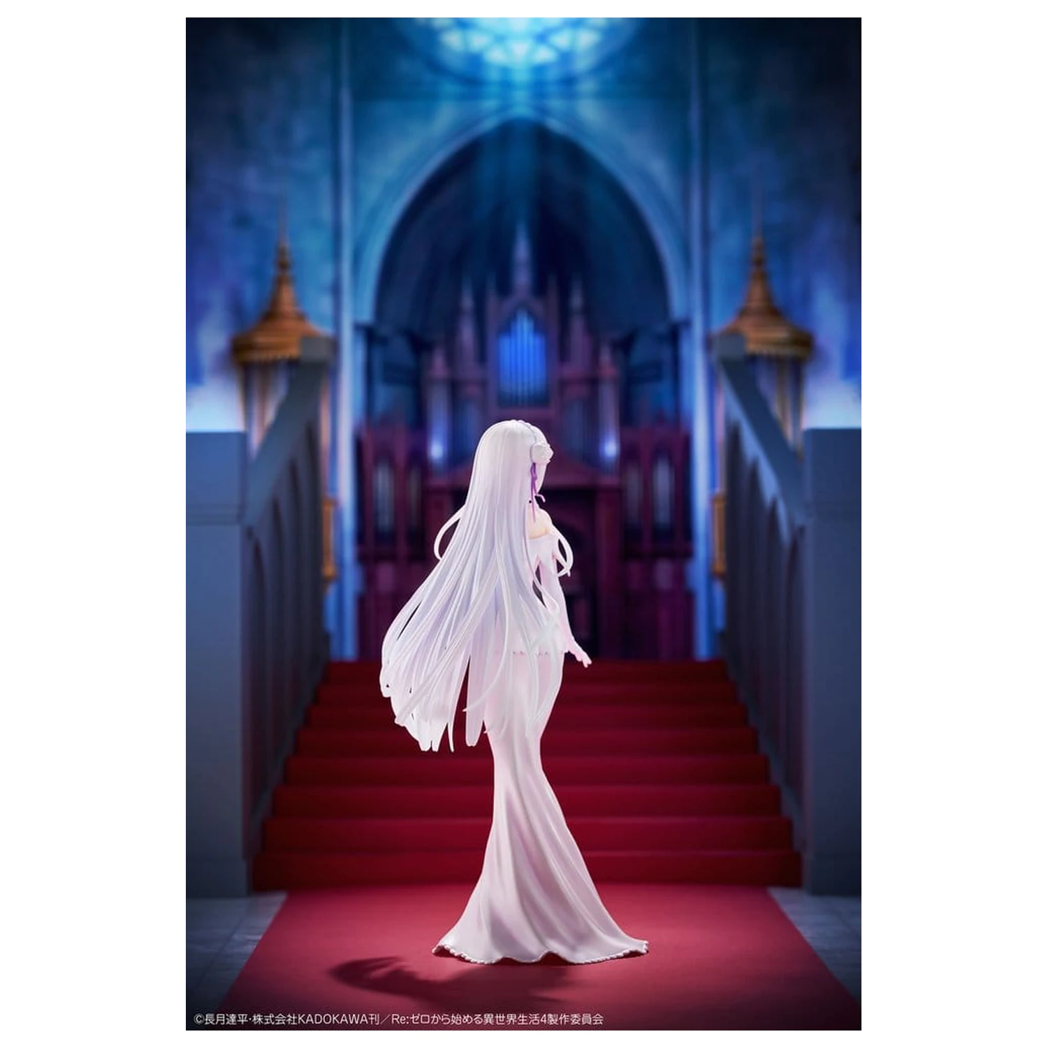 Re:ZERO -Starting Life in Another World- PVC Figure 1/7 Emilia Wedding dress Ver. 24 cm product photo