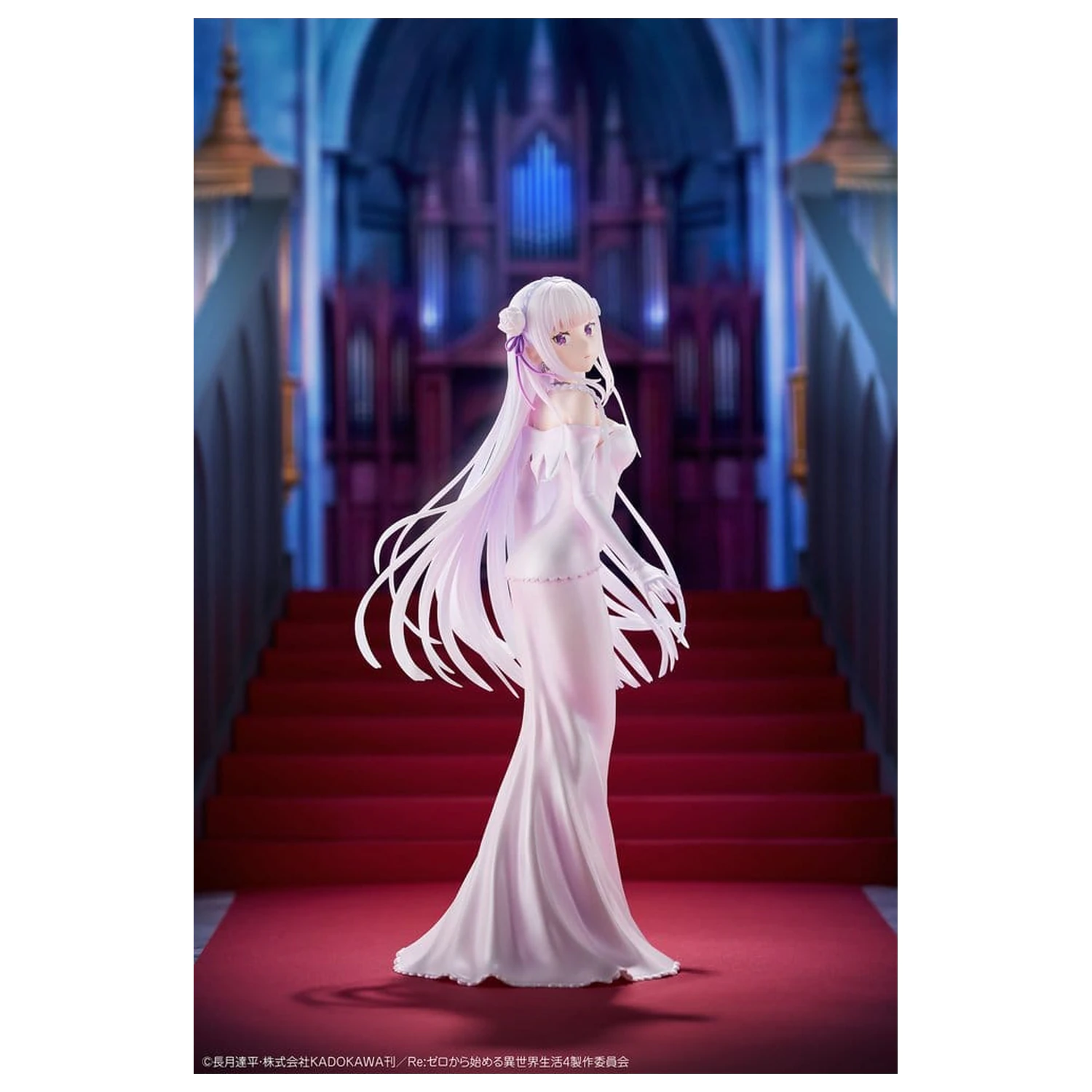 Re:ZERO -Starting Life in Another World- PVC Figure 1/7 Emilia Wedding dress Ver. 24 cm product photo