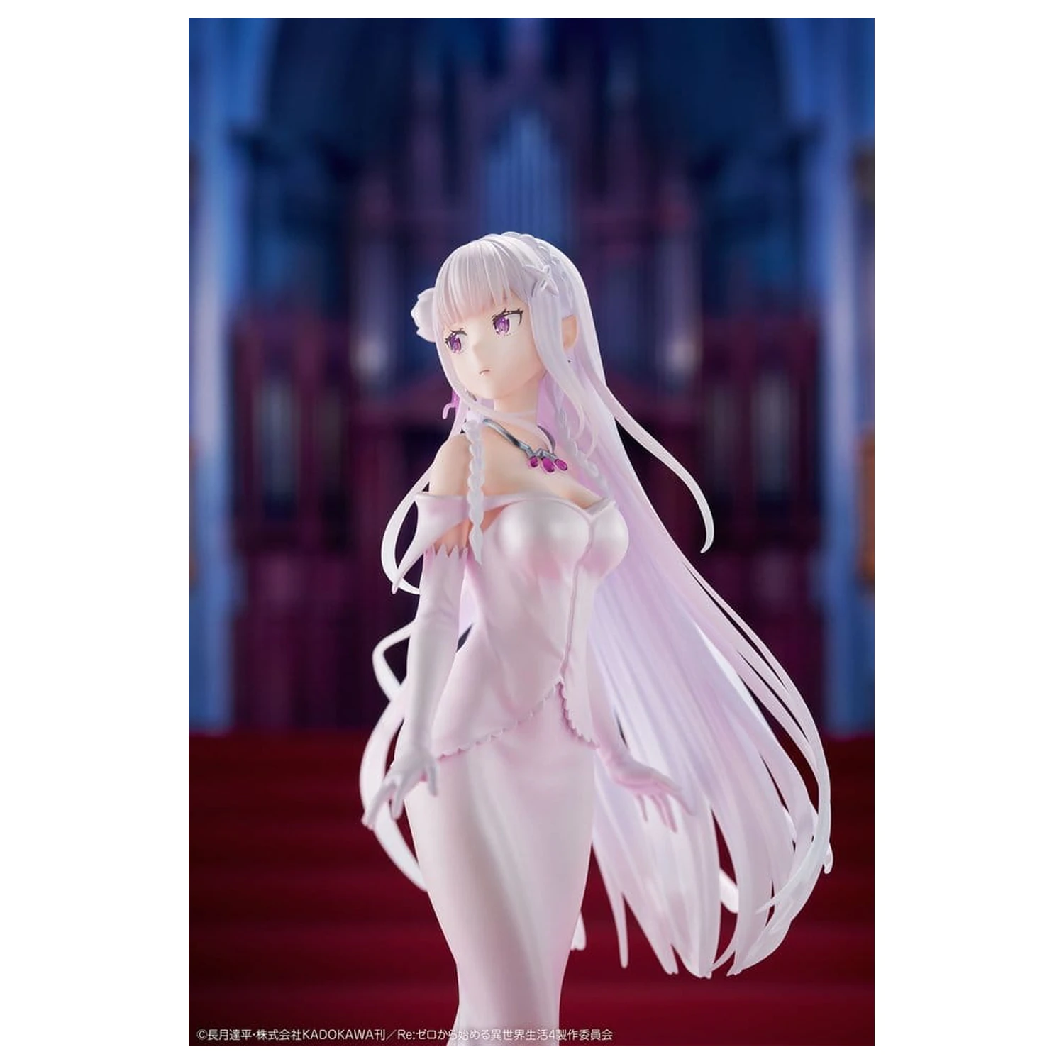 Re:ZERO -Starting Life in Another World- PVC Figure 1/7 Emilia Wedding dress Ver. 24 cm product photo
