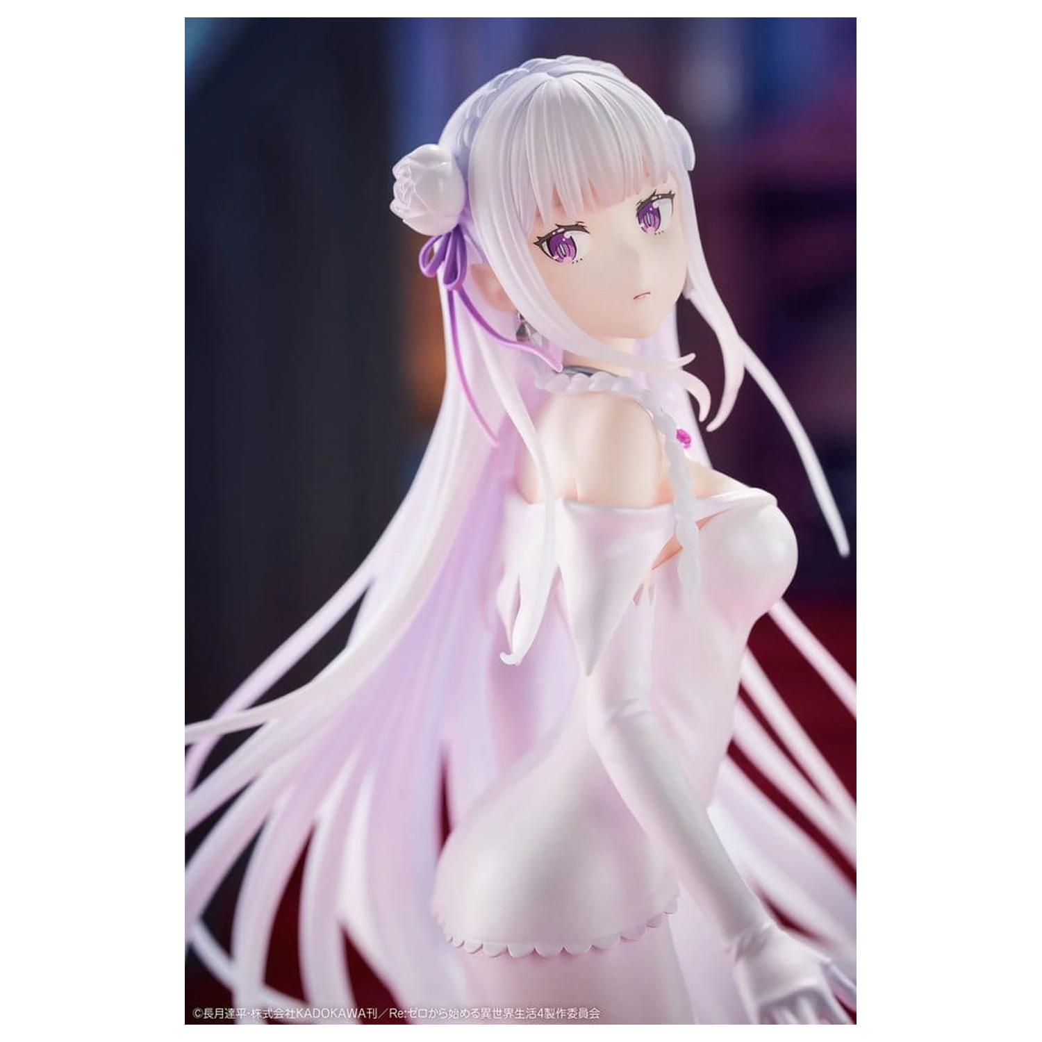 Re:ZERO -Starting Life in Another World- PVC Figure 1/7 Emilia Wedding dress Ver. 24 cm product photo