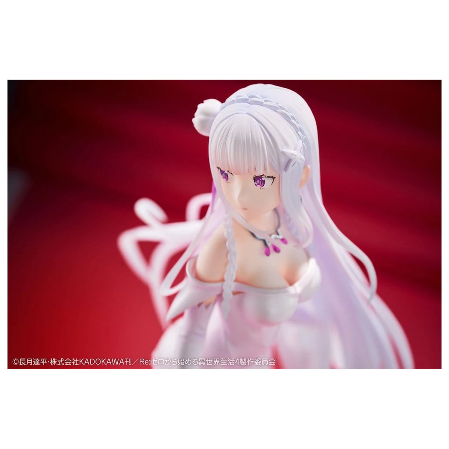 Re:ZERO -Starting Life in Another World- PVC Figure 1/7 Emilia Wedding dress Ver. 24 cm product photo