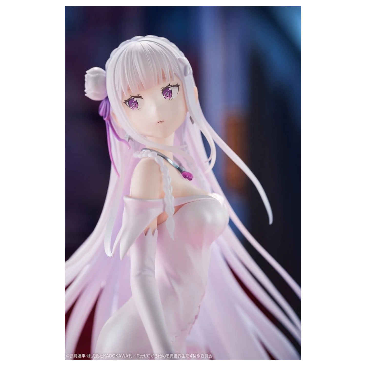 Re:ZERO -Starting Life in Another World- PVC Figure 1/7 Emilia Wedding dress Ver. 24 cm product photo