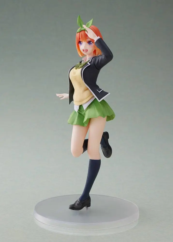 The Quintessential Quintuplets PVC Statue Yotsuba Nakano Uniform Ver. Renewal Edition termékfotó