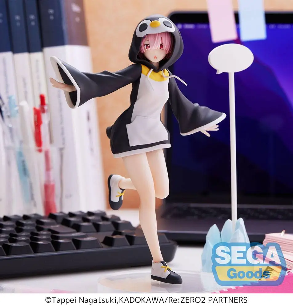 Re:Zero - Starting Life in Another World PVC statue Ram Kotoriasobi Pink 20 cm product photo