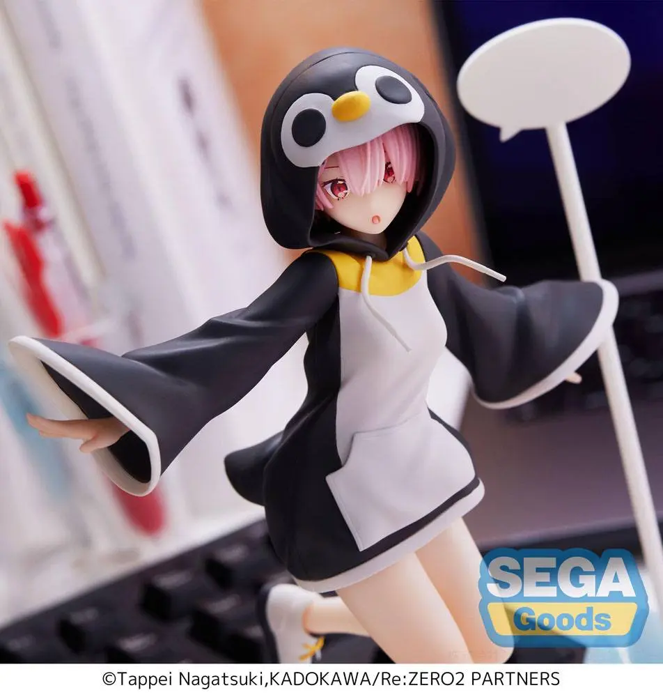 Re:Zero - Starting Life in Another World PVC statue Ram Kotoriasobi Pink 20 cm product photo