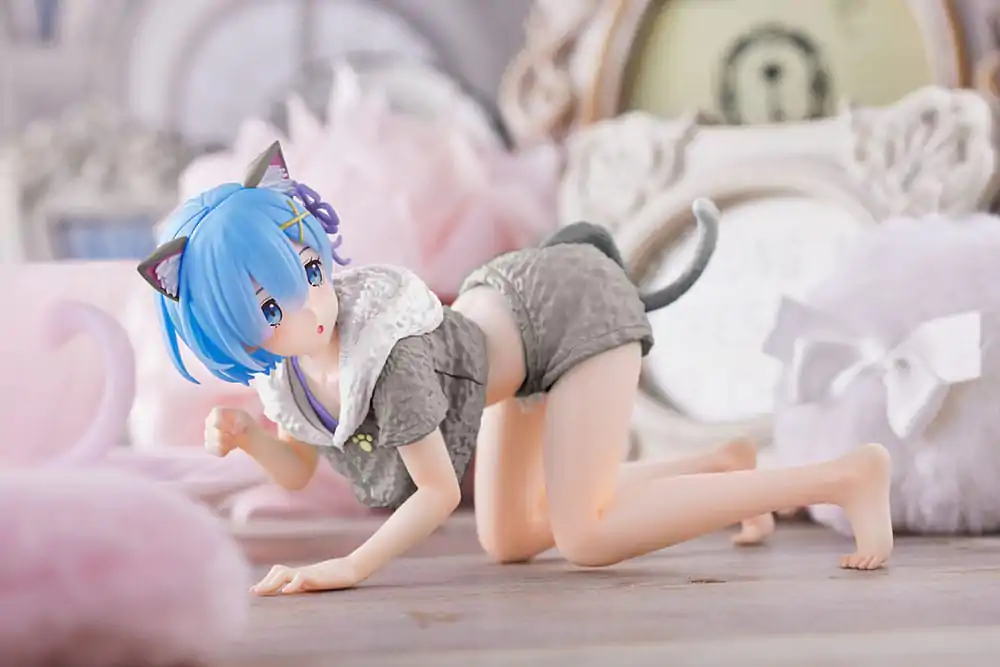 Re:Zero - Starting Life in Another World PVC Statue Rem Cat Roomwear Version Renewal Edition termékfotó