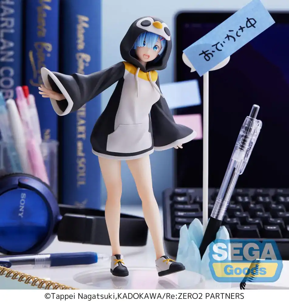 Re:Zero Starting Life in Another World PVC statue Rem Kotoriasobi blue (re-run) 20 cm product photo