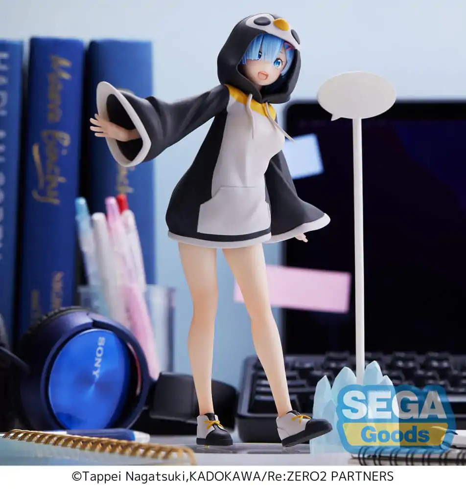 Re:Zero Starting Life in Another World PVC statue Rem Kotoriasobi blue (re-run) 20 cm product photo