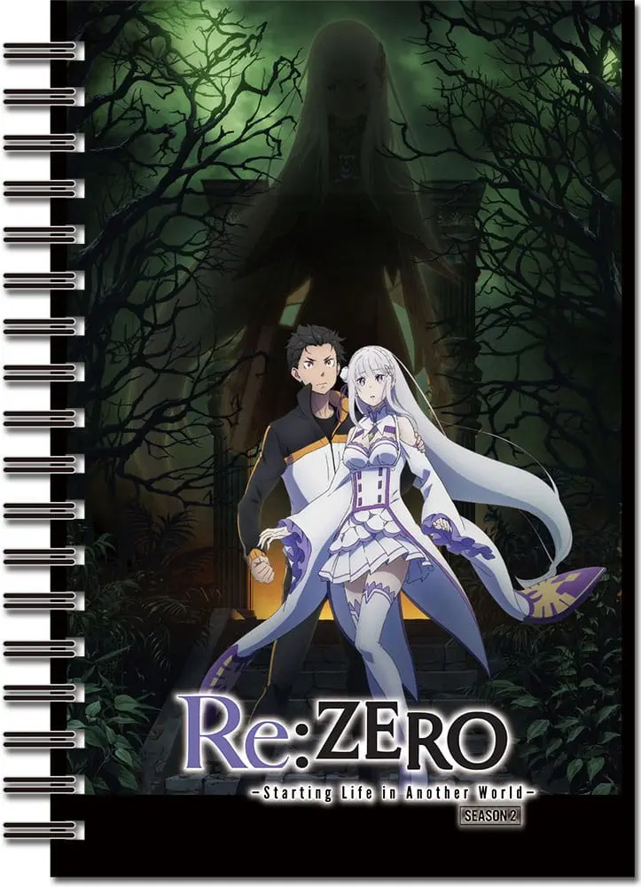 Re:Zero Starting Life in Another World Notebook A5 Season 2 Key Art #02 product photo