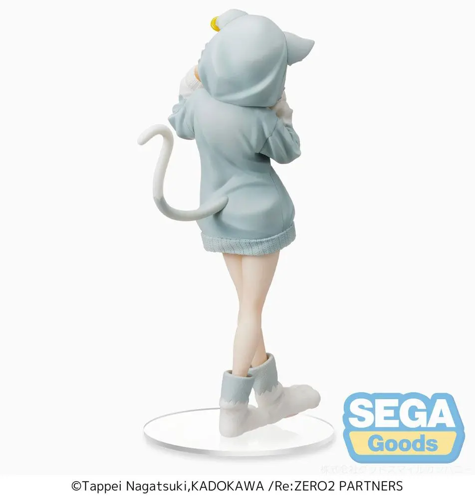 Re:Zero Starting Life in Another World SPM PVC Statue Emilia The Great Spirit Puck 21 cm product photo