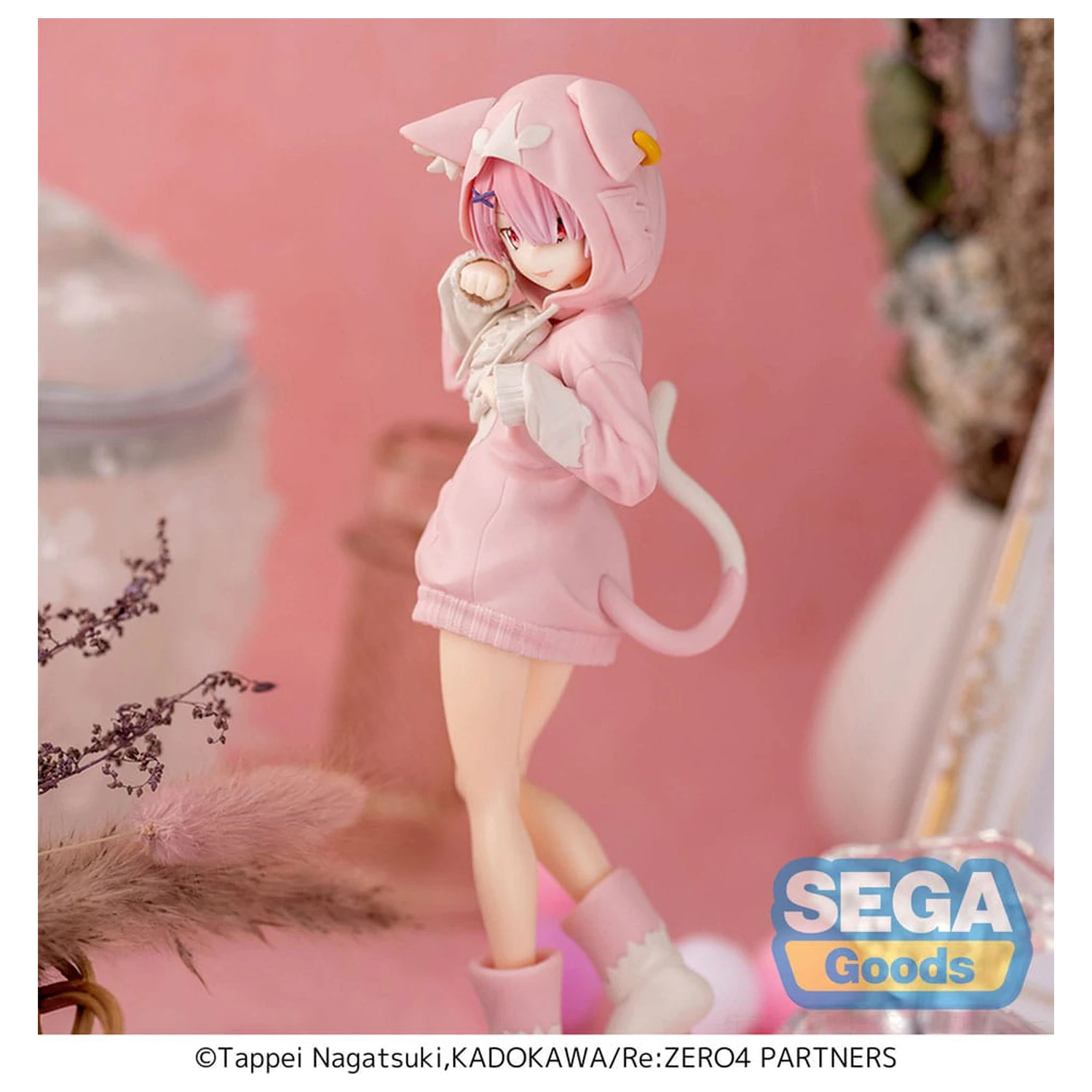 Re:Zero Starting Life in Another World XStellar PVC Statue Ram Mofumofu Pack 22 cm            product photo