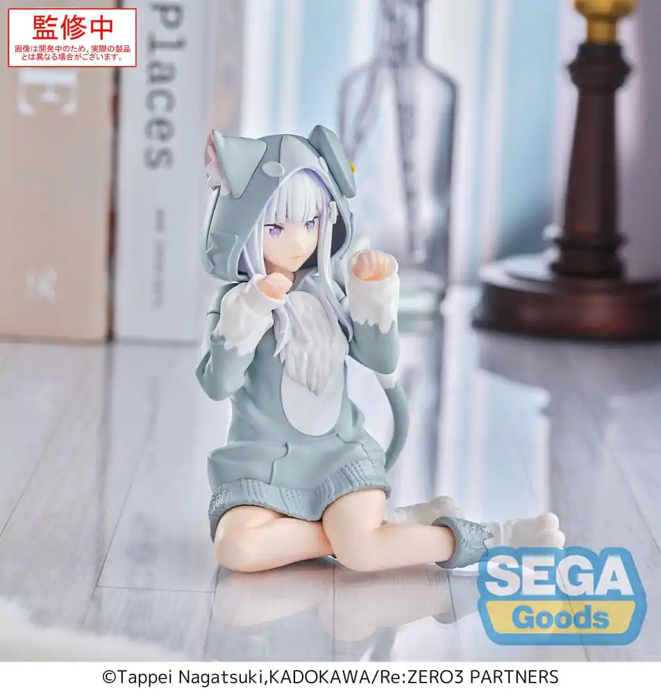 Re:Zero Starting Life in Another World Yumemirize PVC Statue Emilia Mofumofu Pack 11 cm product photo