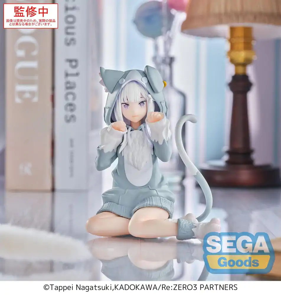 Re:Zero Starting Life in Another World Yumemirize PVC Statue Emilia Mofumofu Pack 11 cm product photo