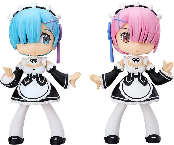 Re: Zero -Starting Life in Another World- Soft Vinyl Figures Yurumari Rem &amp; Ram 14 cm product photo