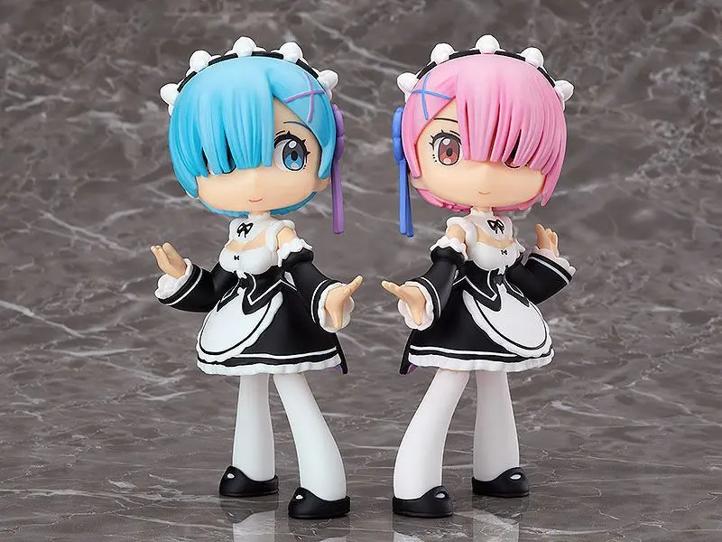Re: Zero -Starting Life in Another World- Soft Vinyl Figures Yurumari Rem &amp; Ram 14 cm product photo