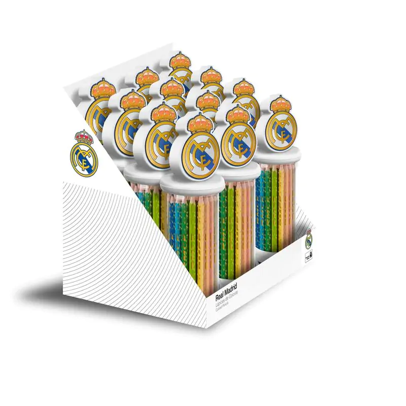 Real Madrid set 12 coloured pencils product photo
