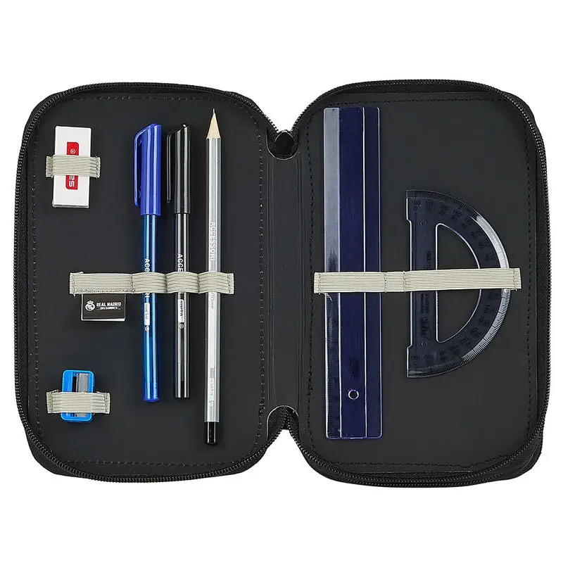 Real Madrid 1902 triple pencil case 41pcs product photo