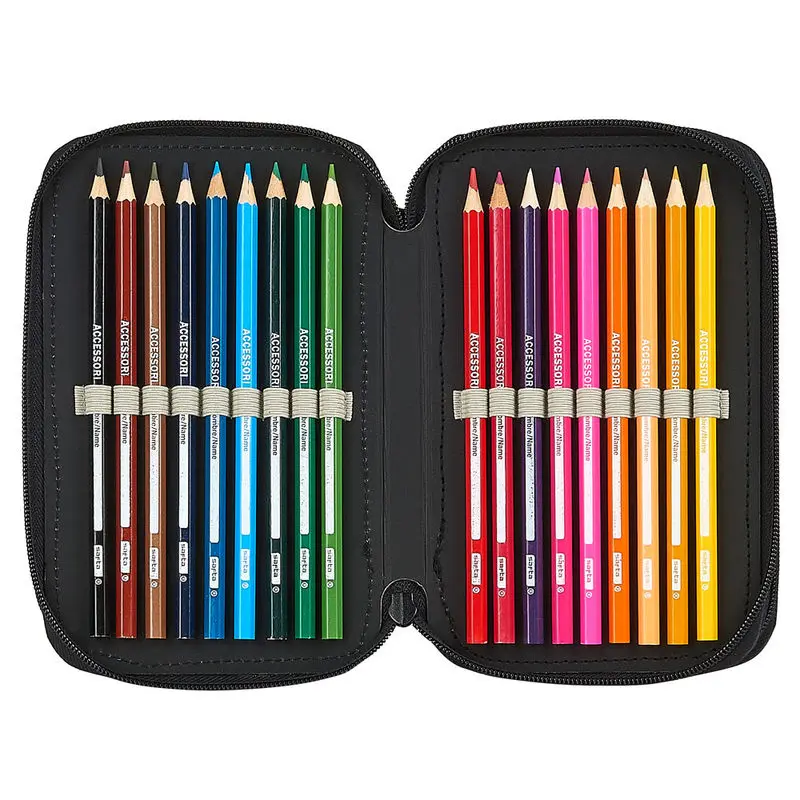 Real Madrid 1902 triple pencil case 41pcs product photo