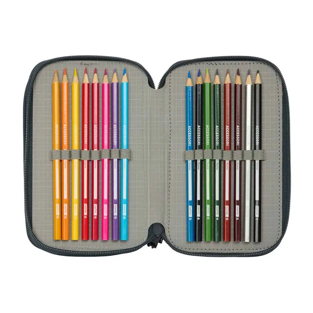 Real Madrid 25/26 triple pencil case 37pcs product photo