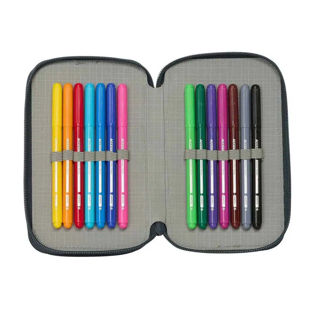 Real Madrid 25/26 triple pencil case 37pcs product photo