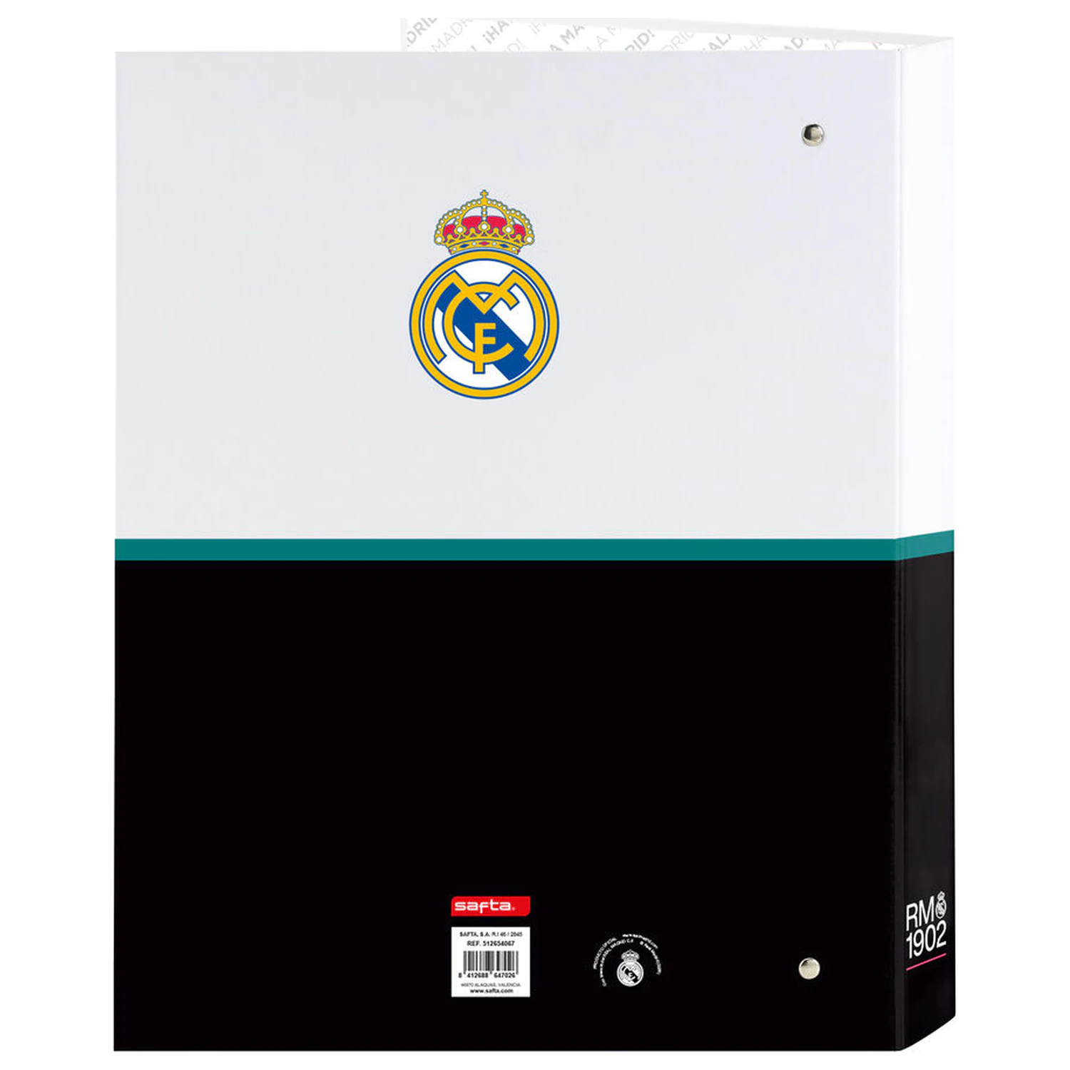 Real Madrid 26/27 A4 cardboard 4 rings binder product photo